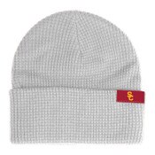 USC Trojans Gray SC Interlock Leggo My Waffle Knit Cuff Beanie